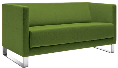 VELA - 3V, křeslo, koženka SL 23 - koženka hráškově zelená